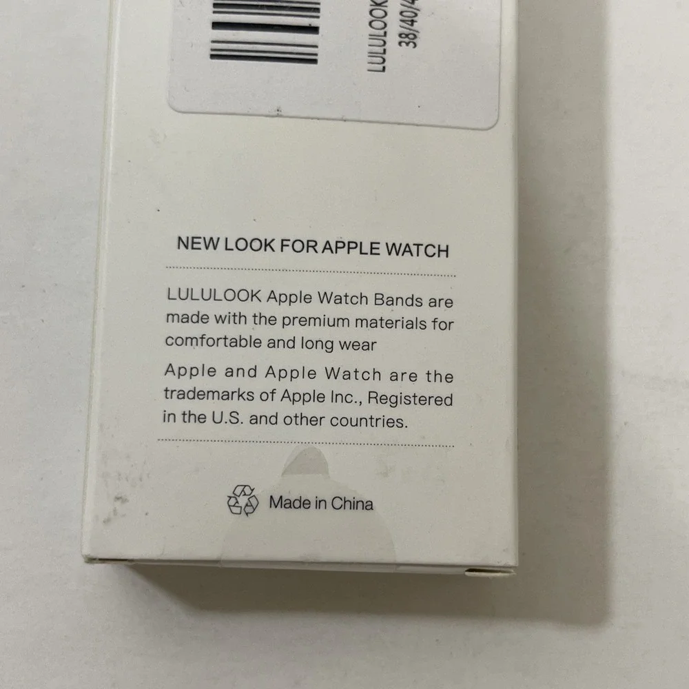 LULULOOK Magnetic Stainless Steel For Apple Watch 42mm‎ Rose Gold New Open Box.